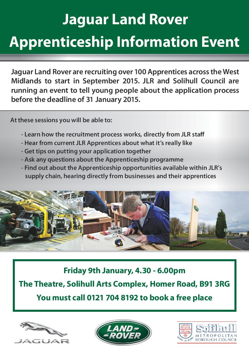 Jaguar Land Rover Apprenticeship Event